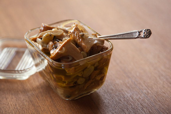 Pickled Chanterelle Mushrooms