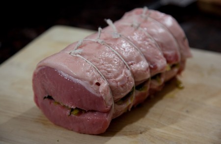 Stuff the pork loin